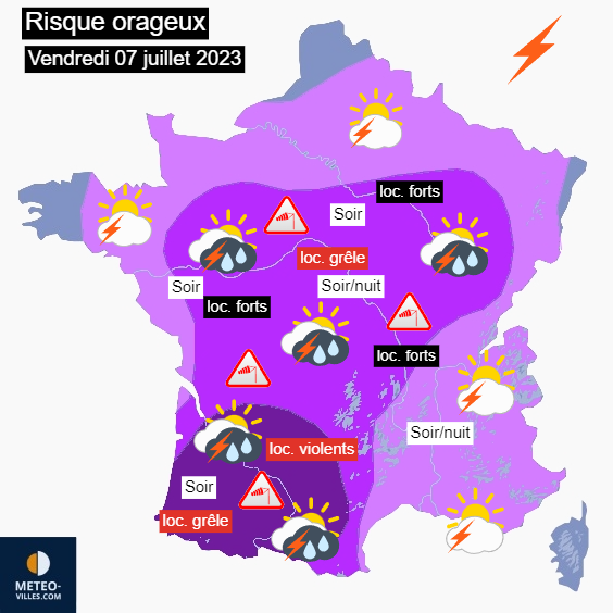 Actualit S M T O Orages Parfois Forts Dans Les Prochains Jours Sur La